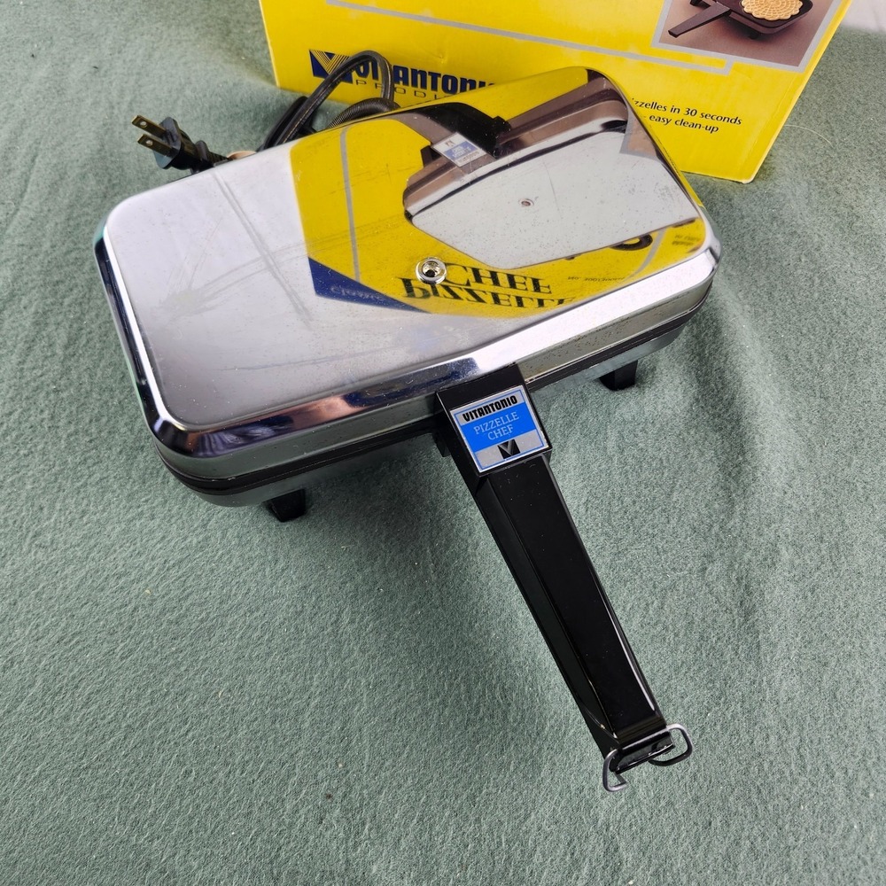 Vitantonio Pizzelle Chef No. 300-NS Italian Cookie Maker - Picture 2 of 10